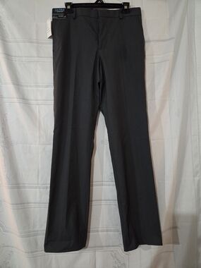 jf j.ferrar Gray Dress Pants with Subtle Pinstripe Interior